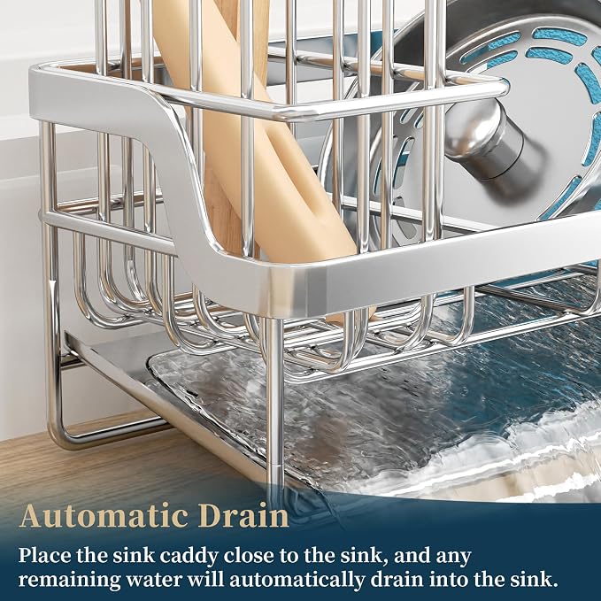 Consumest Sponge Holder for Kitchen Sink - Image 2
