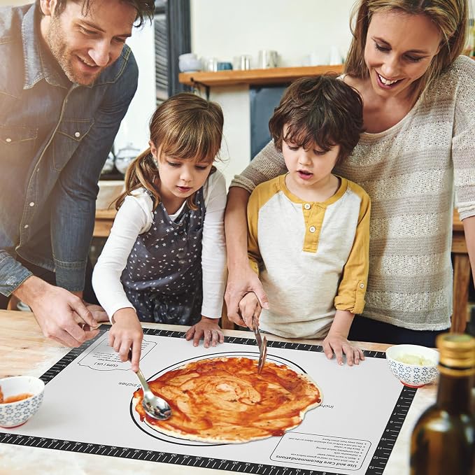 Silicone Macaron Baking Mat, Non Stick Pastry Mat - Image 7
