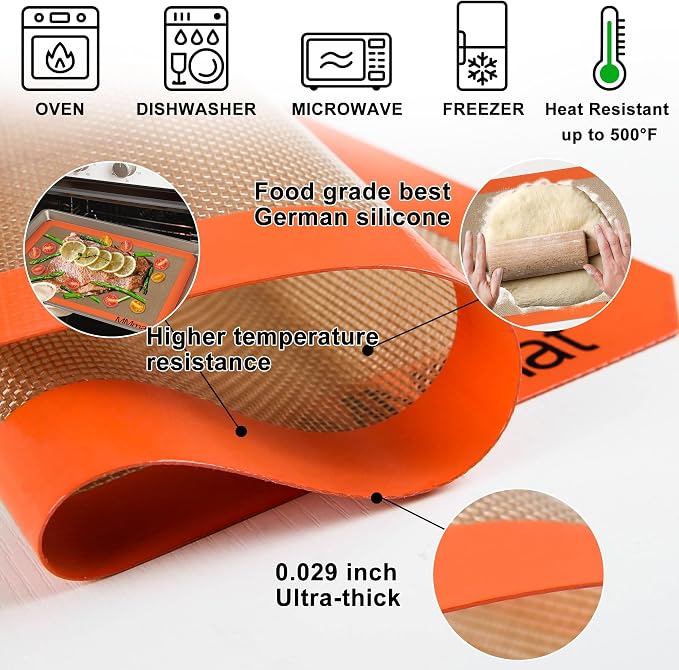 Silicone Baking Mats for Quarter Sheet - Image 3