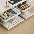 PAKETA 4 Pack Expandable Pull Out Cabinet Organizer, Upgrade 3 Slide Rails by Unknown