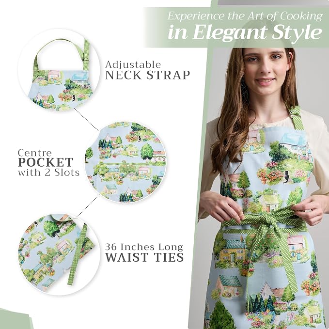 Maison d' Hermine 100% Cotton Apron - Image 5