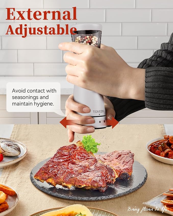 Electric Salt and Pepper Grinder Set - Image 3