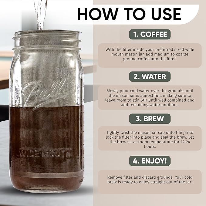 Altura The TUBE+ Cold Brew Coffee Maker and Tea Infuser - Image 6