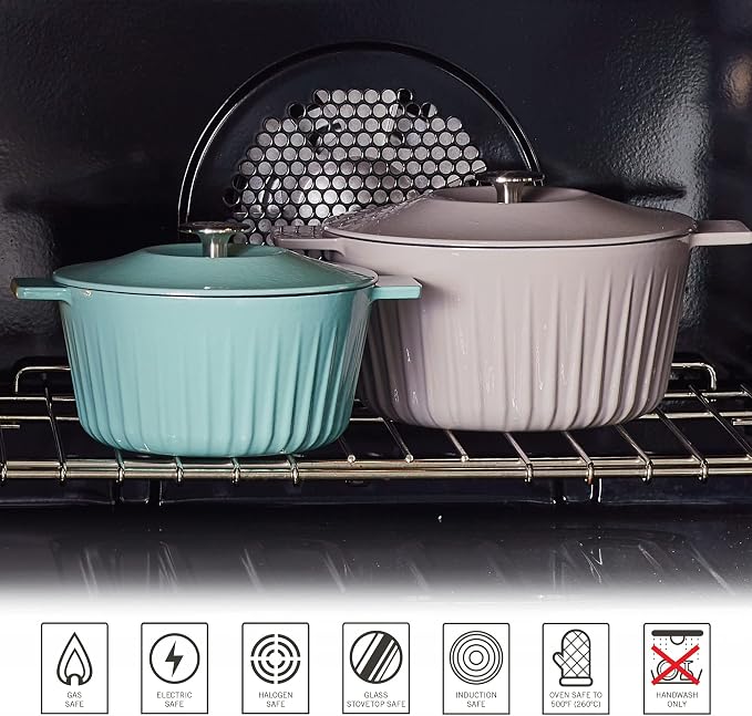 Martha Stewart Eastholm 5 QT Enameled Cast Iron Dutch Oven - Image 7