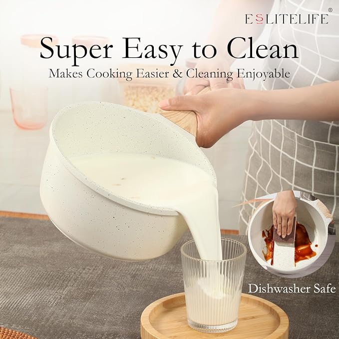 ESLITE LIFE Nonstick Sauce Pan - Image 6