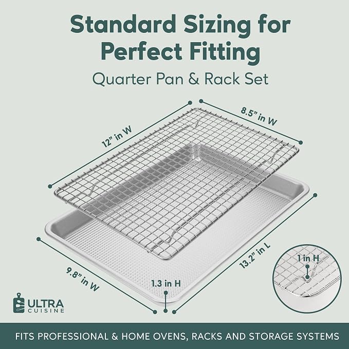 Ultra Cuisine Quarter Sheet Pan - Image 2