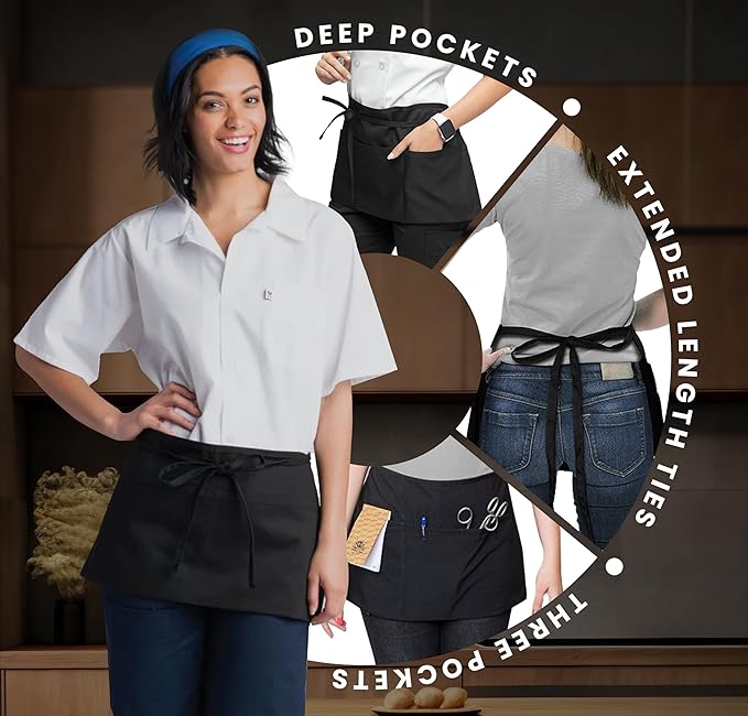 Avalon Kitchen Server Aprons - Image 3
