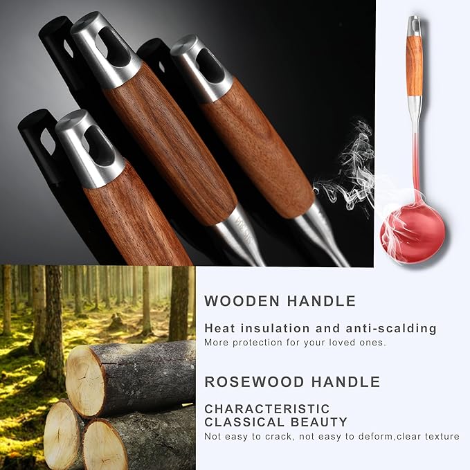 Stainless Steel Kitchen Utensils Set - Image 4