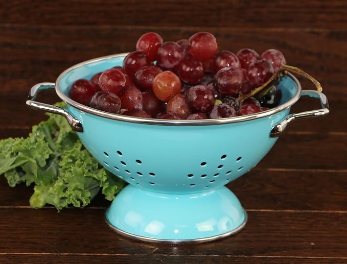 Calypso Basics by Reston Lloyd Powder Coated Enameled Colander, 5 Quart - Image 5