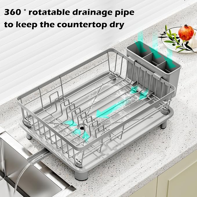 Small Dish Drying Rack, Space Saving Dish Racks - Image 2