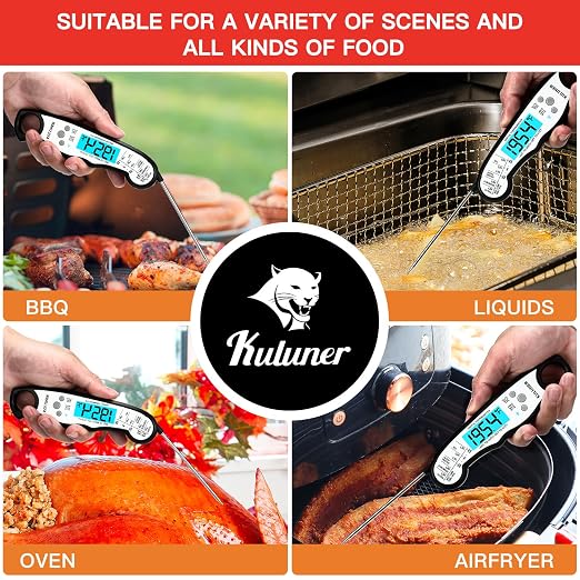 KULUNER TP-01 Waterproof Digital Instant Read Meat Thermometer - Image 3