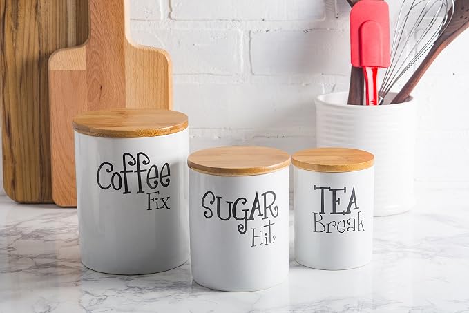 DII Kitchen Accessories Retro Collection, Canister Set, 3 Piece - Image 6