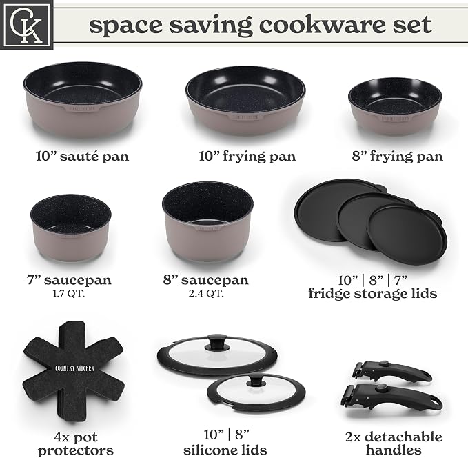 Country Kitchen Cookware Set - Image 3