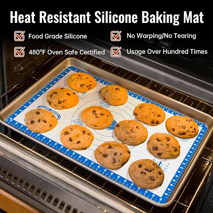 Silicone Baking Mat with 10 Useful Recipes, Silicone Mat - Image 6