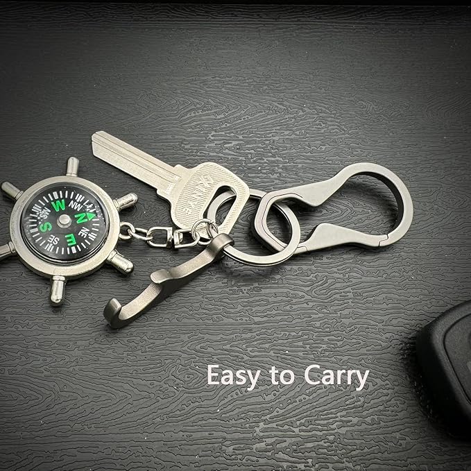 Titanium Bottle Opener, Small Keychain Beer Bottle Opener Can Opener - Image 6