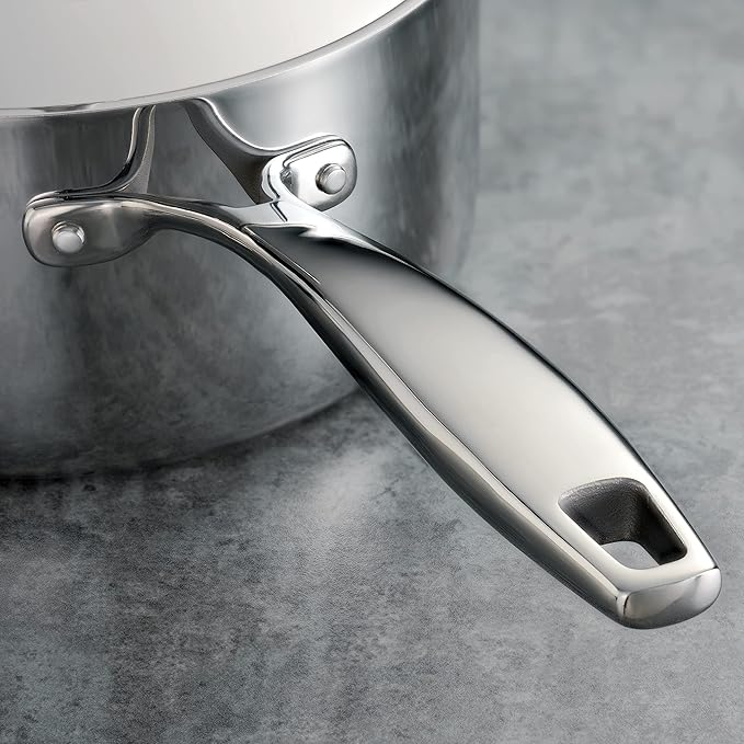 Tramontina Signature Tri-Ply Clad Stainless Steel 3-Quart Sauce Pan - Image 5