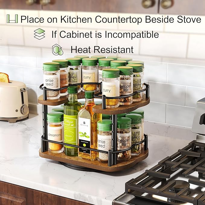 Spice Rack Organization for Cabinet - Image 3