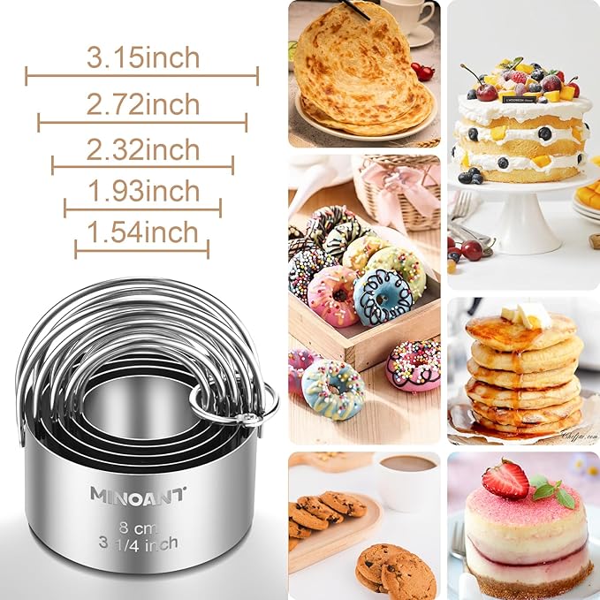 Round Cookie Cutters with Handle - Image 5
