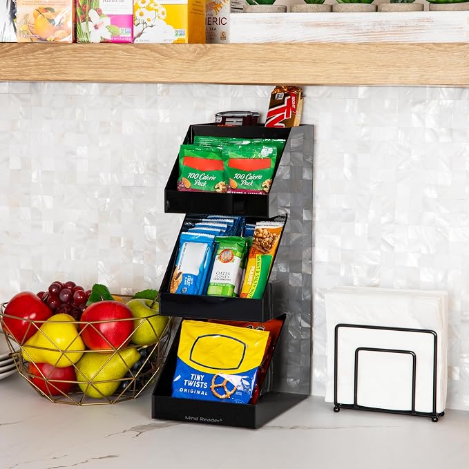 Mind Reader Coffee Tea Utensil and Condiment Station, Countertop Organizer - Image 6