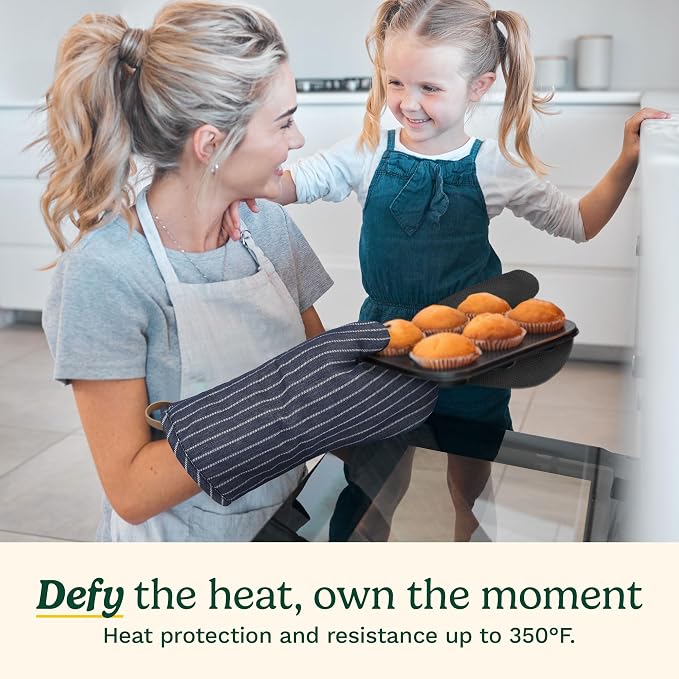 Cuisinart Heritage Kitchen Oven Mitts – Heat-Resistant Kitchen Mitts - Image 2