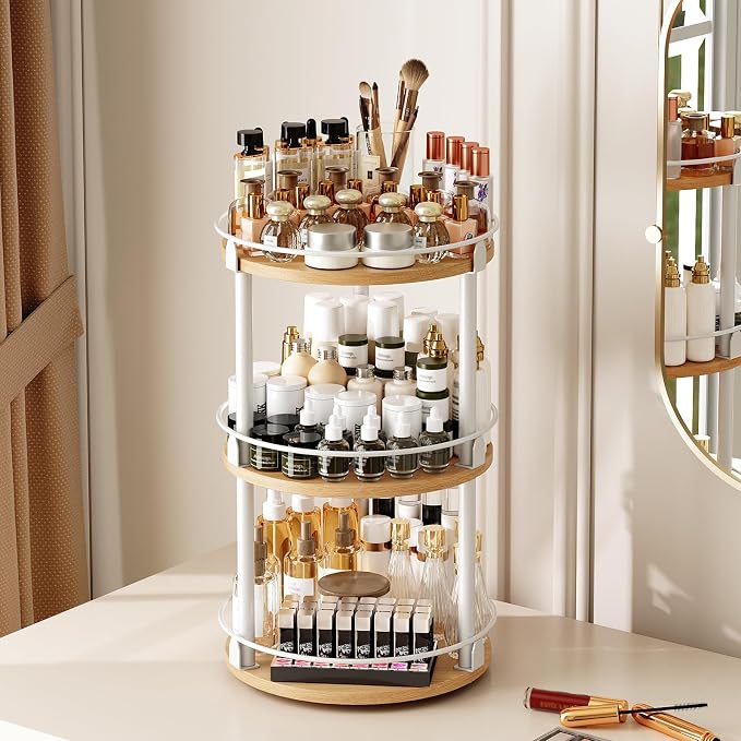 YATINEY 3-Tier Lazy Susan Organizer, Rotating Spice Rack, Spinning Organizer - Image 7