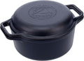 Victoria 6-Quart Cast Iron Combo Cooker, Combination Dutch Oven and Skillet by VictoriaCastIron