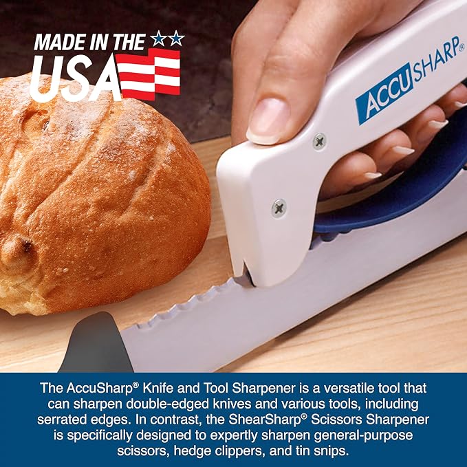 AccuSharp Hand-Held Carbide Blade Sharpener & ShearSharp Scissor Sharpener - Image 6