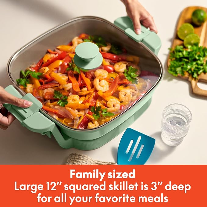 bella Make & Take Electric Skillet, Fits-anywhere™ kitchenware, EverGood™ - Image 3