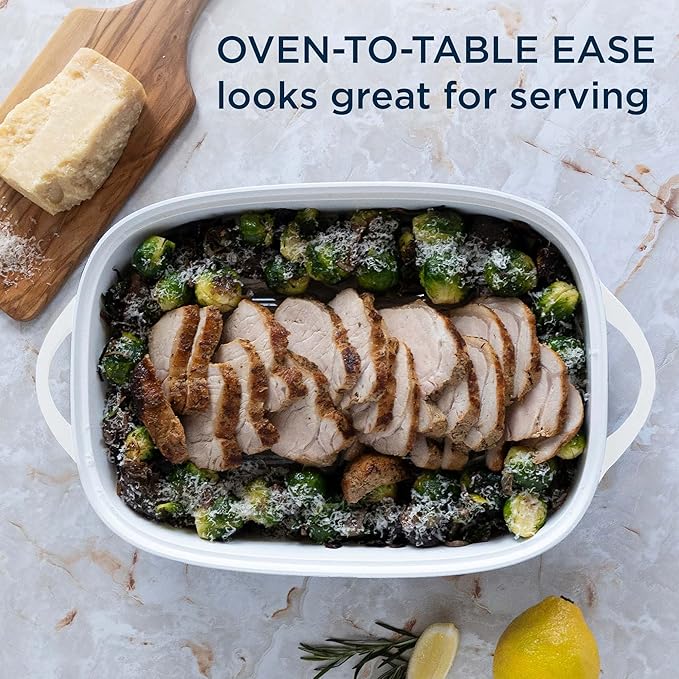 CorningWare QuickHeat 5.7-QT Cast Aluminum Roaster - Image 5