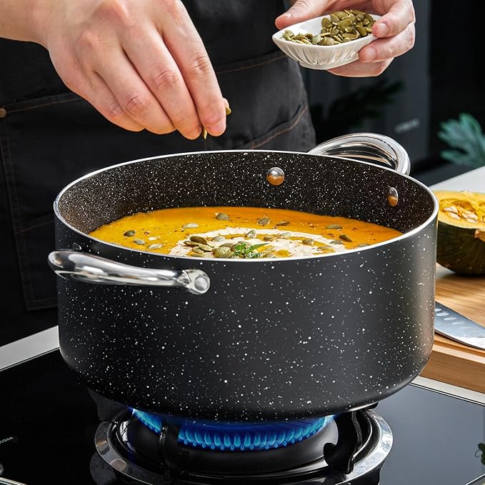 BEZIA Large 12 Quart Nonstick Stock Pot - Image 7