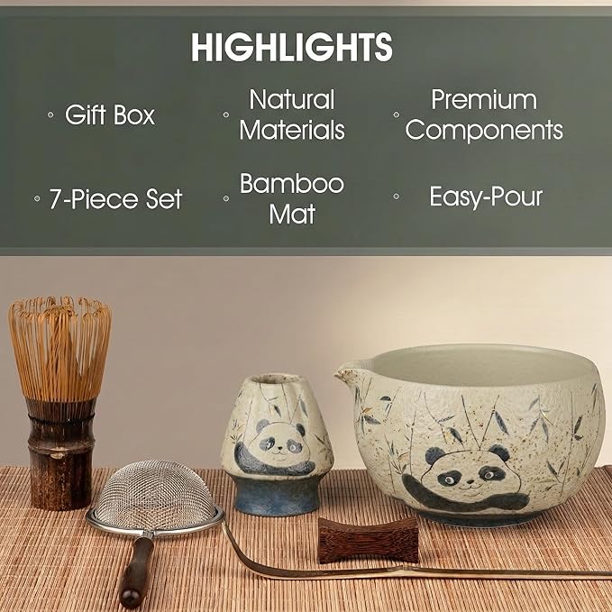 Matcha Whisk Set, 7-Piece Matcha Kit - Image 2