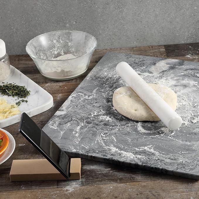 Koville African Natural Marble French Rolling Pin, 16inch Non-Stick Rolling Pin - Image 7