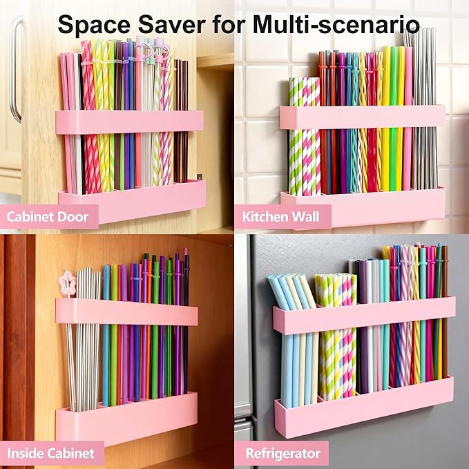 9.5” Large Acrylic Straw Holder - Image 4