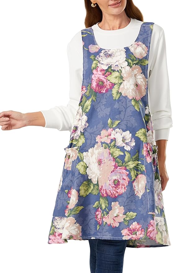 Cozy Adjustable Cross Back Aprons by APRONNER