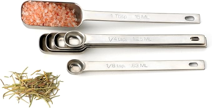 RSVP International Endurance Stainless Steel Spice Measuring Spoons - Image 6