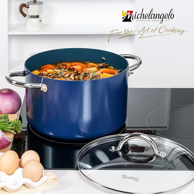 MICHELANGELO 8 Quart Stock Pot - Image 7