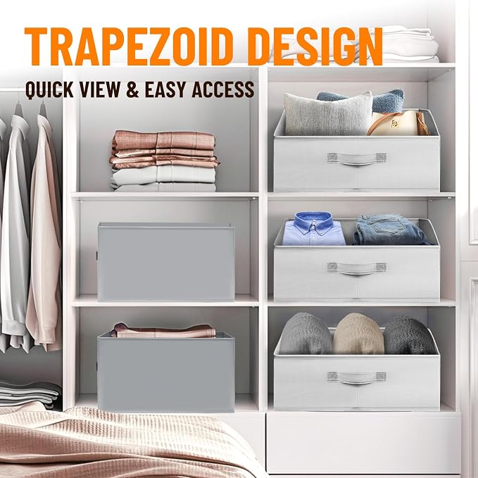 Criusia Closet Organizers Bins 8 Pack - Image 4