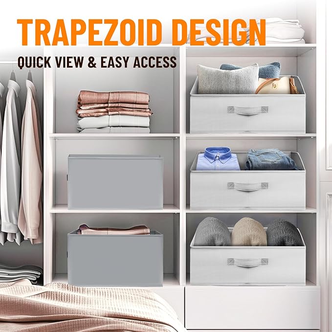 Criusia Closet Organizers Bins 4 Pack - Image 4