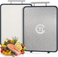 Titanium Cutting Board for Kitchen- Double Sided Cutting Board by HealthyCookingHappyLiving