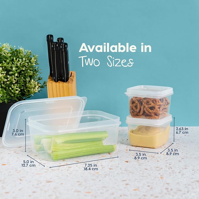 IRIS USA 44 PC Plastic Food Storage Containers - Image 2