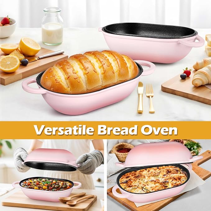 Homikit Enameled Cast Iron Dutch Oven - Image 8