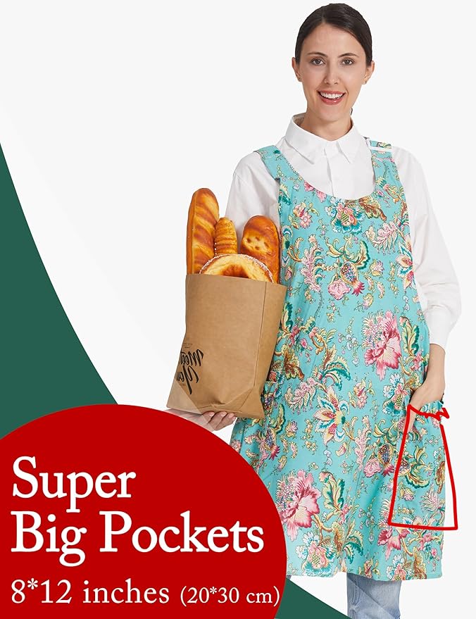 Cozy Adjustable Cross Back Aprons - Image 2