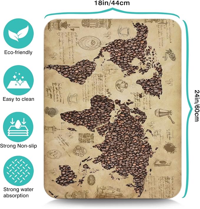 Coffee Bar Mat Accessories for Countertop - Image 5
