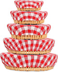 Reusable Bowl Covers, 5 Size Stretch Cloth Bowl Covers by Unknown