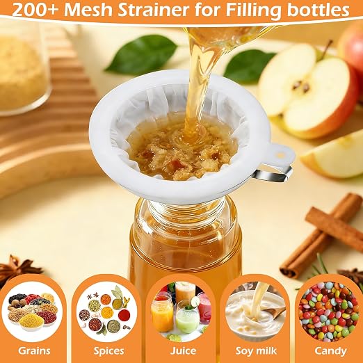 6 Pack Stainless Steel Canning Funnel - Image 4