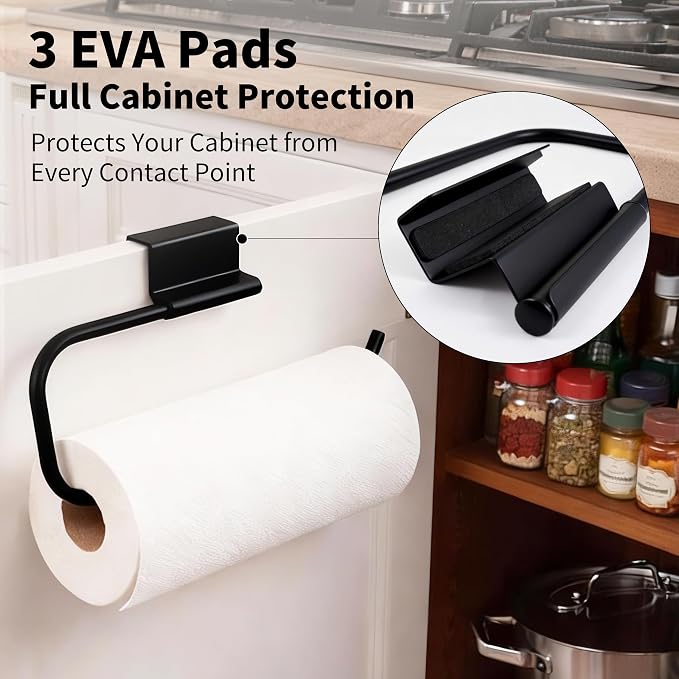 Over Cabinet Door Paper Towel Holder - Image 2