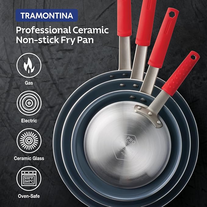 Tramontina Professional 10-Inch Ceramic Non Stick Frying Pan, Heavy-Gauge - Image 6