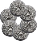 6Pcs Steel Wool Scrubbers by Docduet