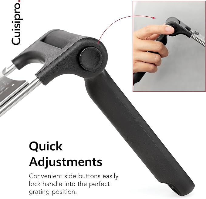 CUISIPRO Surface Glide Technology Stainless Steel Folding Handle Grater - Image 5