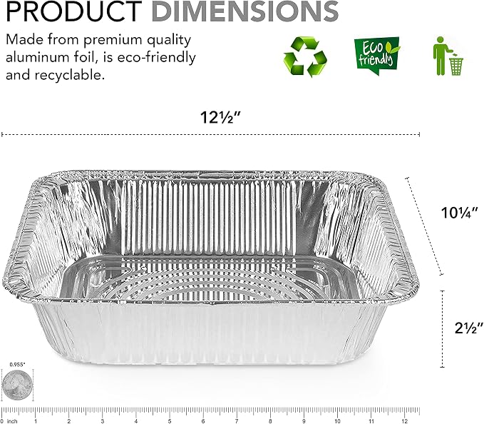 Stock Your Home 9x13 Aluminum Pans - Image 2